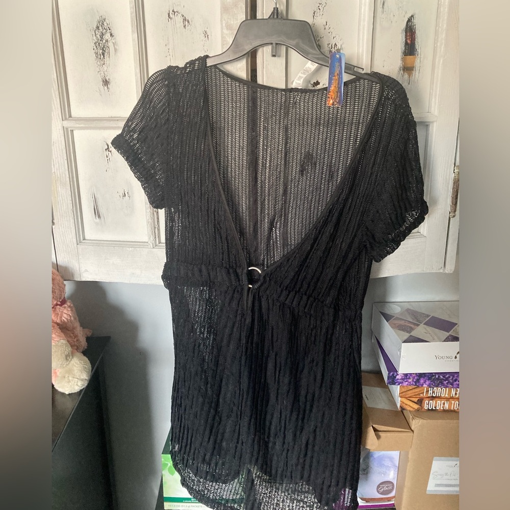 Swimsuit Cover Up Black nwt